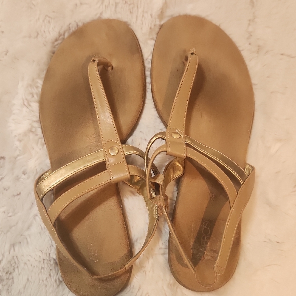 Elegant Gold Women's Sandals